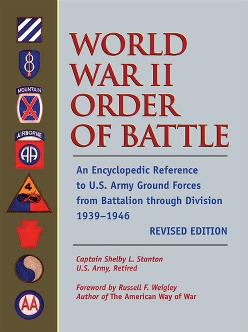 World War Ii Order Of Battle/Product Detail/History