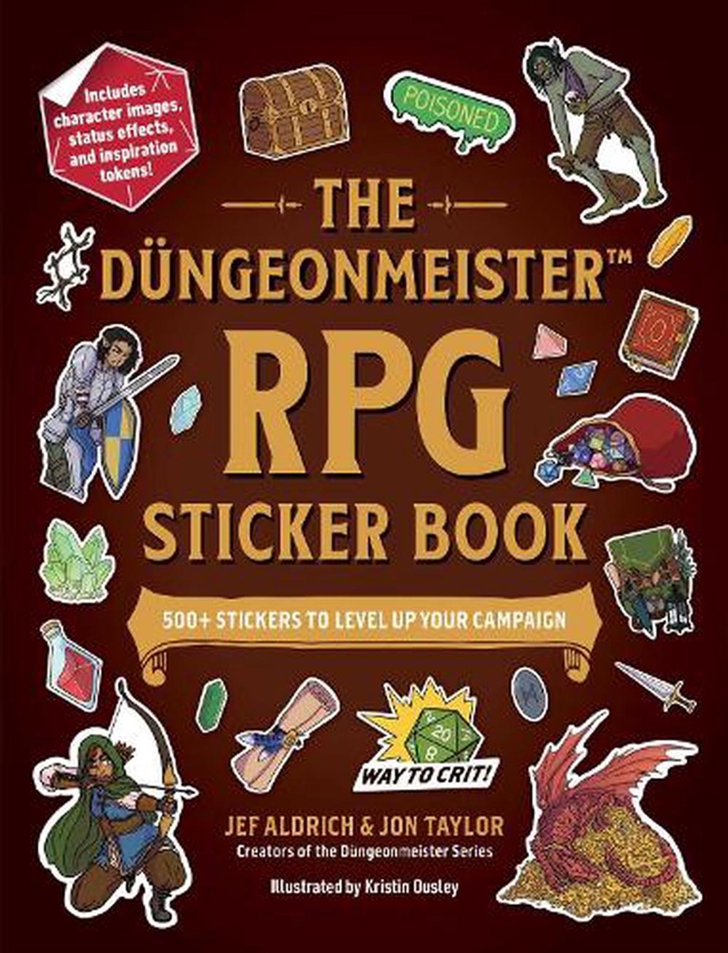 Dungeonmeister RPG Sticker Book/Product Detail/Adults Activity Books