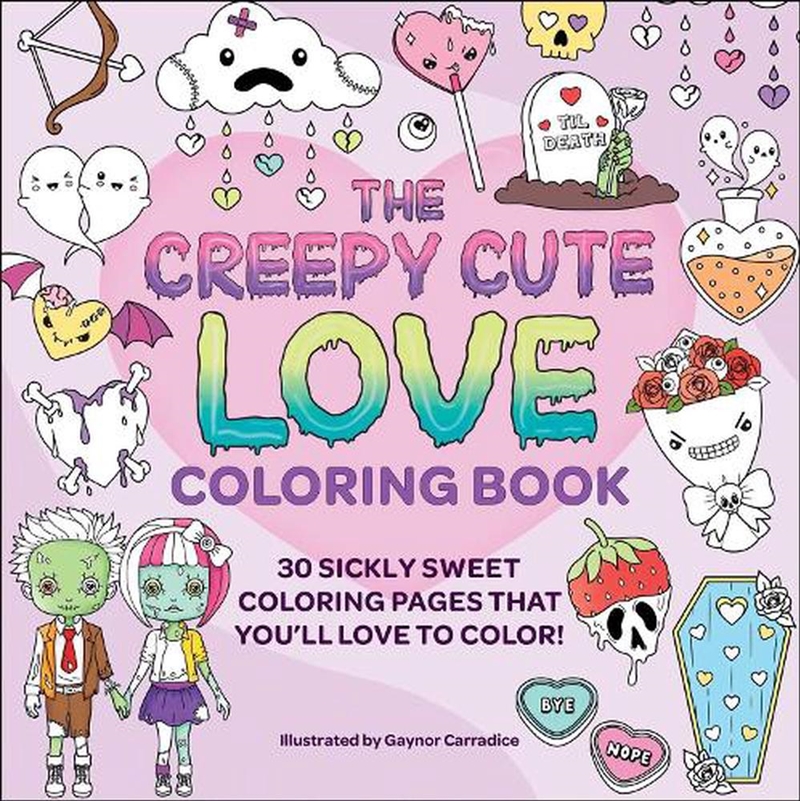 Creepy Cute Love Coloring Book/Product Detail/Adults Colouring