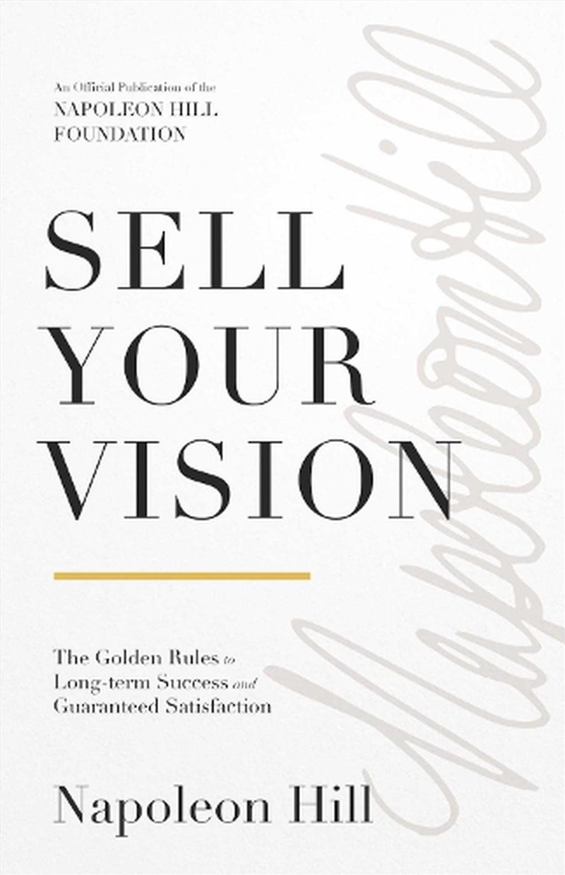Sell Your Vision/Product Detail/Self Help & Personal Development