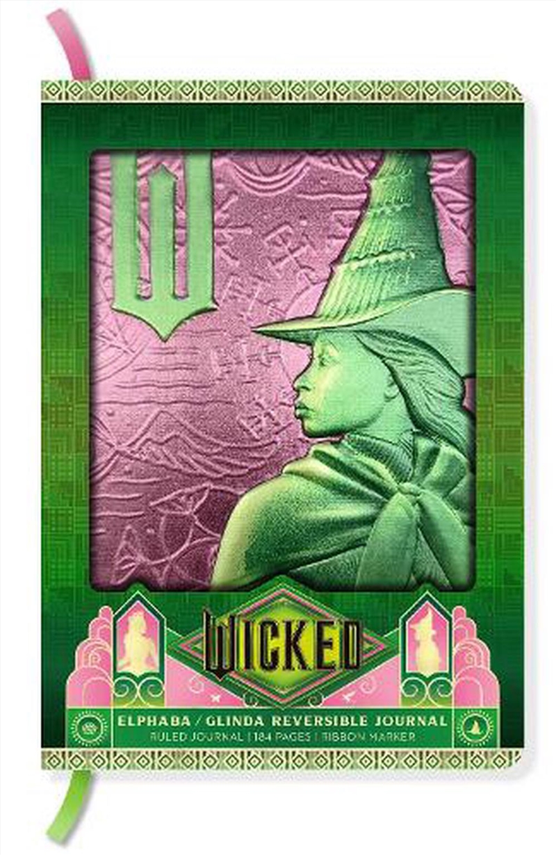 Wicked: Elphaba / Glinda Reversible Sculpted Journal/Product Detail/Notebooks & Journals
