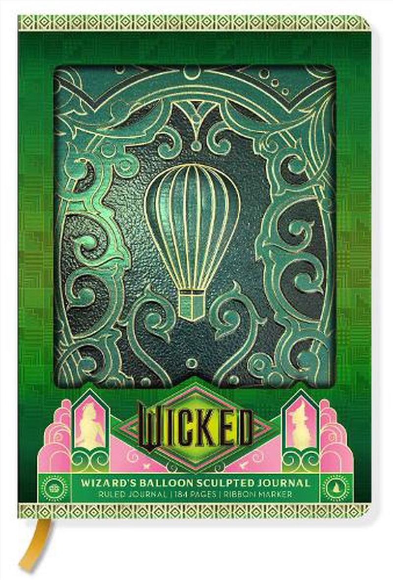 Wicked: Wizard's Balloon Sculpted Journal/Product Detail/Notebooks & Journals