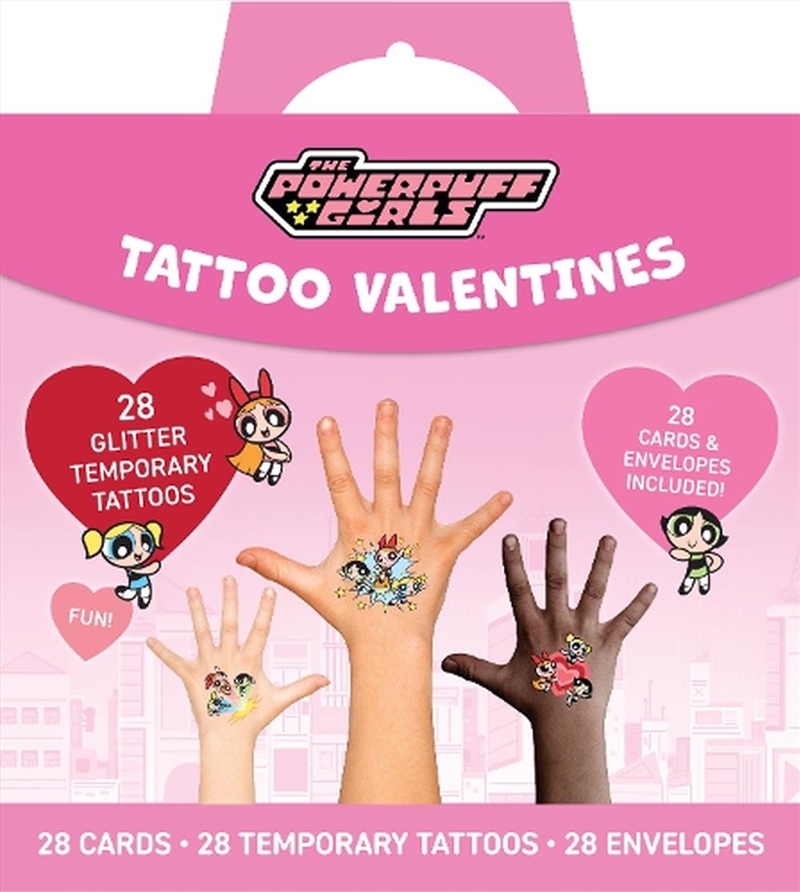 Powerpuff Girls Temporary Tattoo Valentines/Product Detail/Stationery