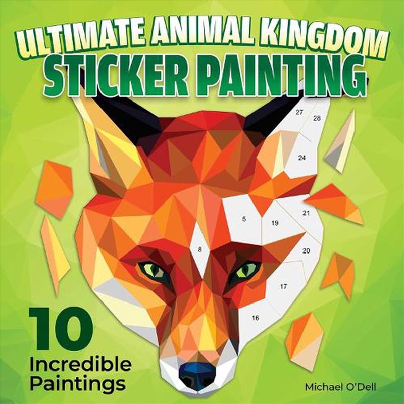 Ultimate Animal Kingdom Sticker Painting/Product Detail/Kids Activity Books