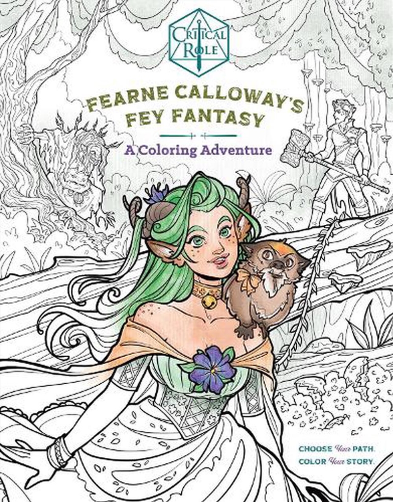 Critical Role: Fearne Calloway's Fey Fantasy/Product Detail/Adults Colouring