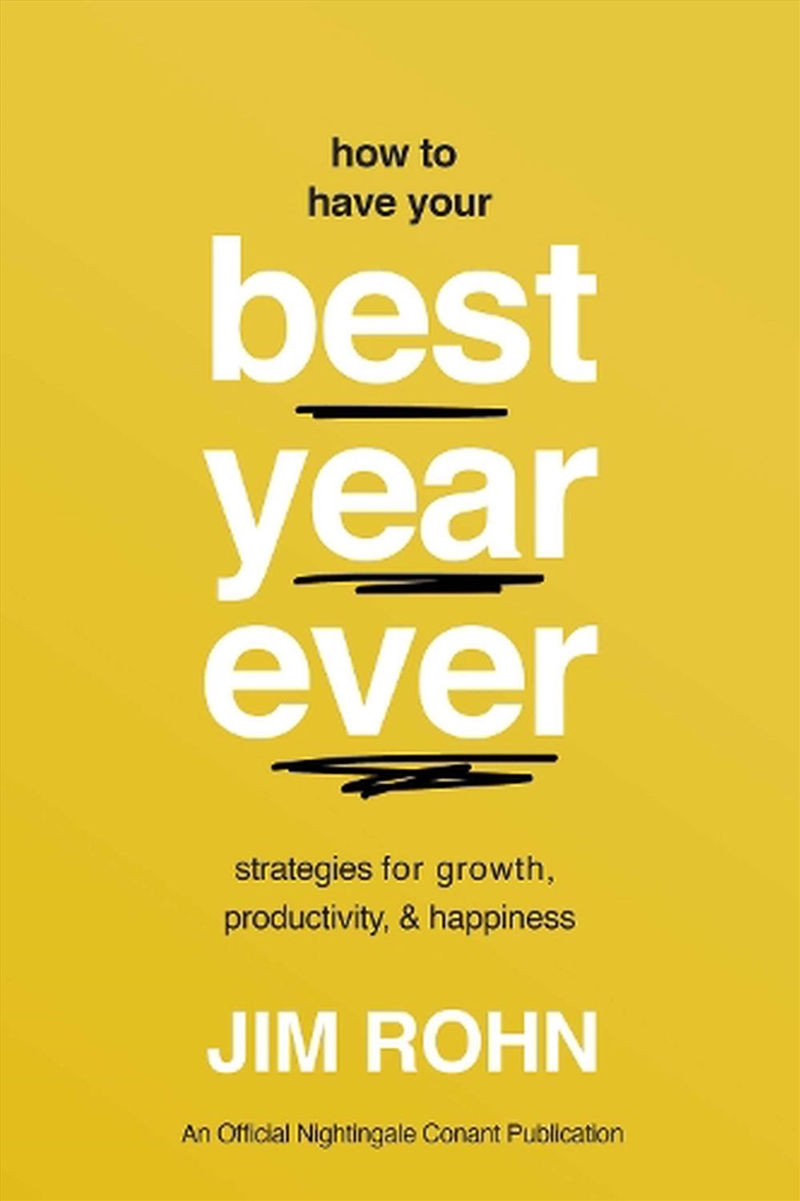 How to Have Your Best Year Ever/Product Detail/Self Help & Personal Development
