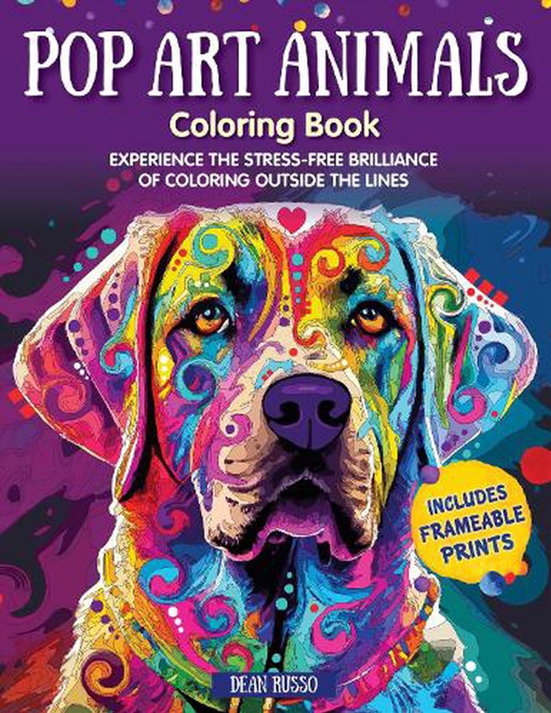 Pop Art Animals Coloring Book/Product Detail/Adults Colouring