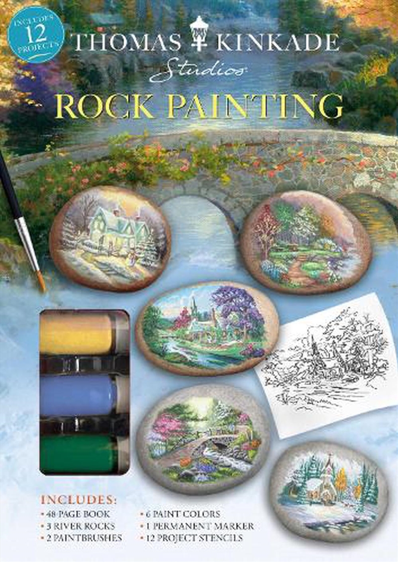 Thomas Kinkade Rock Painting/Product Detail/Crafts & Handiwork