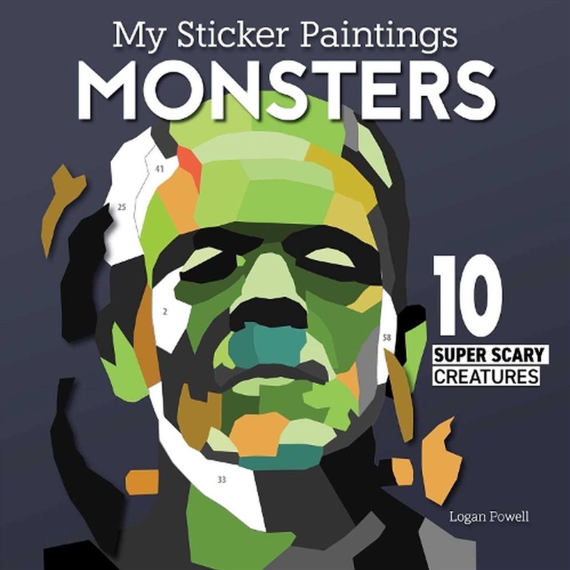 My Sticker Paintings: Monsters/Product Detail/Kids Activity Books