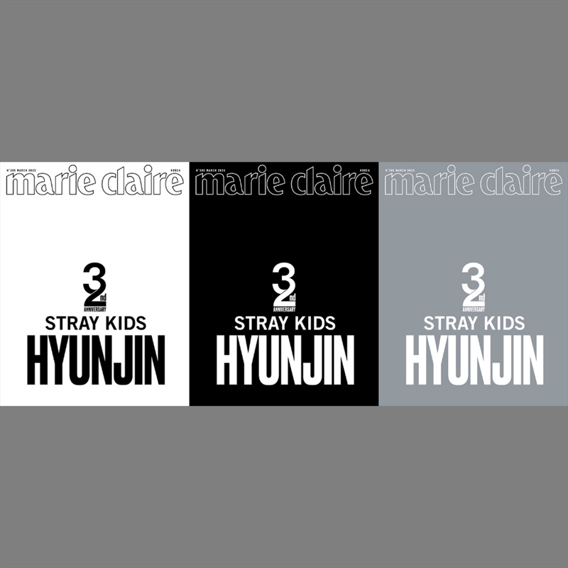 Stray Kids Hyunjin - Marie Claire Magazine 2025 March Issue Cover Set/Product Detail/KPOP Merch