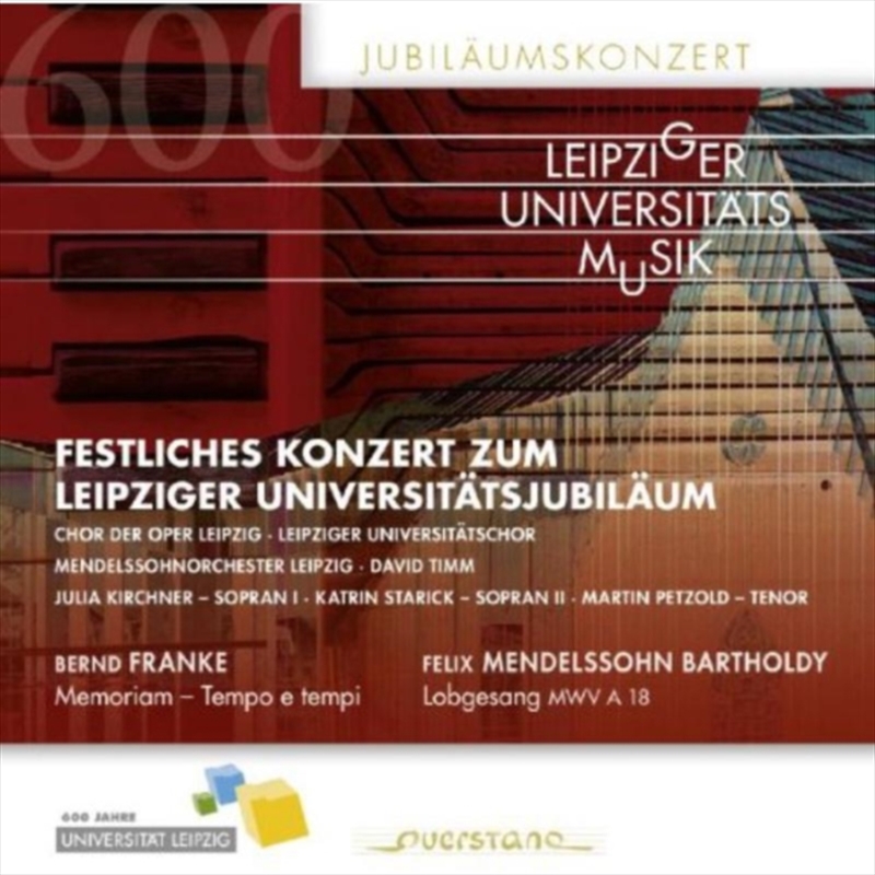 Festliches Konz Leipziger Universitatsjubilaum/Product Detail/Classical