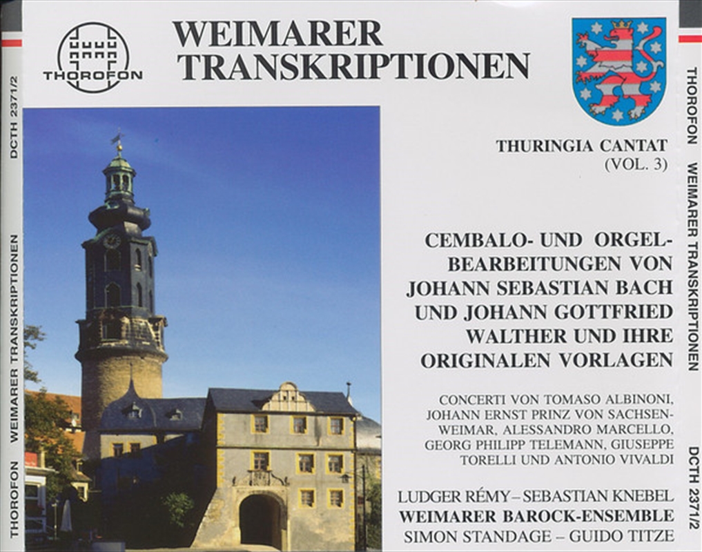 Harpsichord & Organ Arr In Weimar/Product Detail/Classical