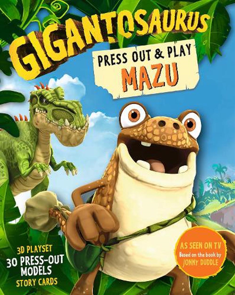Press Out and Play MAZU (Gigantosaurus)/Product Detail/Kids Activity Books