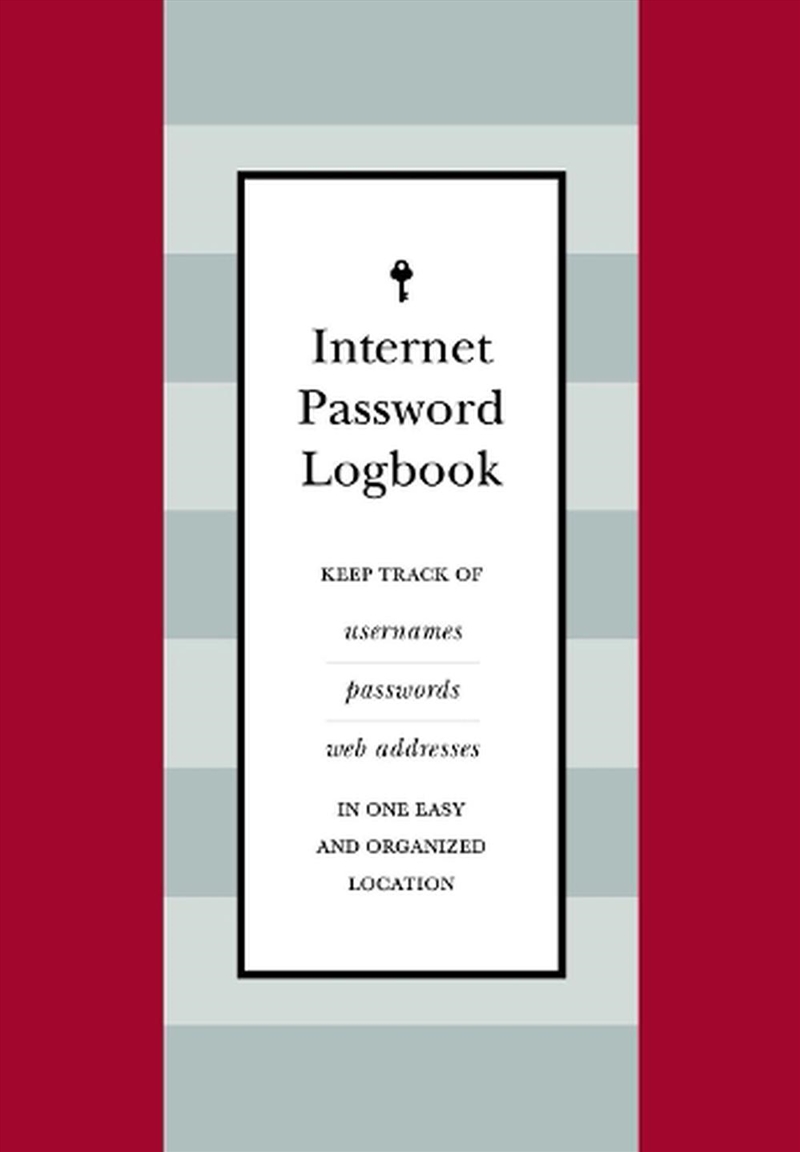 Internet Password Journal (Red Leatherette)/Product Detail/Computing & IT