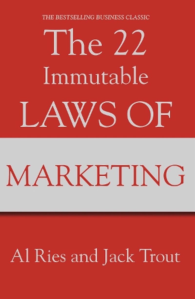 The 22 Immutable Laws Of Marketing/Product Detail/Business Leadership & Management
