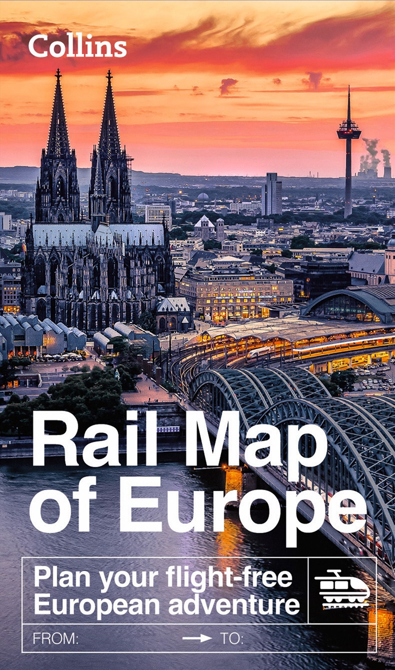 Collins Rail Map of Europe/Product Detail/Transportation