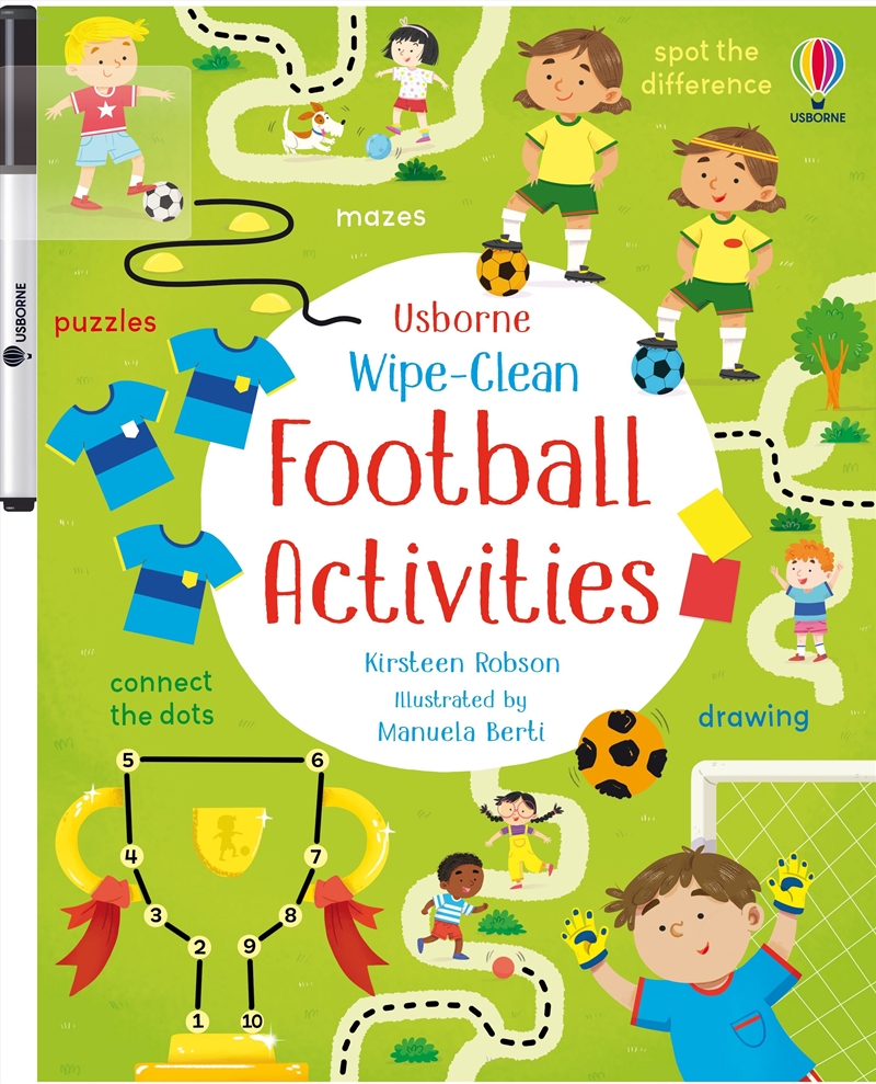Wipe-Clean Football Activities/Product Detail/Kids Activity Books