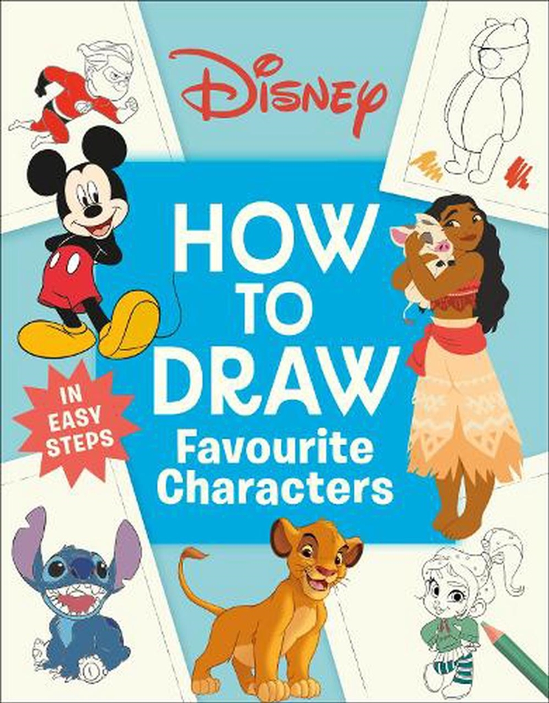 Disney How To Draw Favourite Characters/Product Detail/Childrens