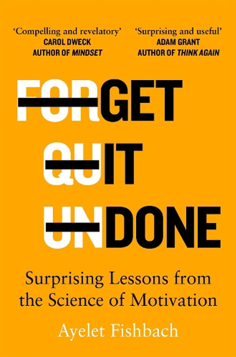 Get It Done: Surprising Lesson/Product Detail/Psychology