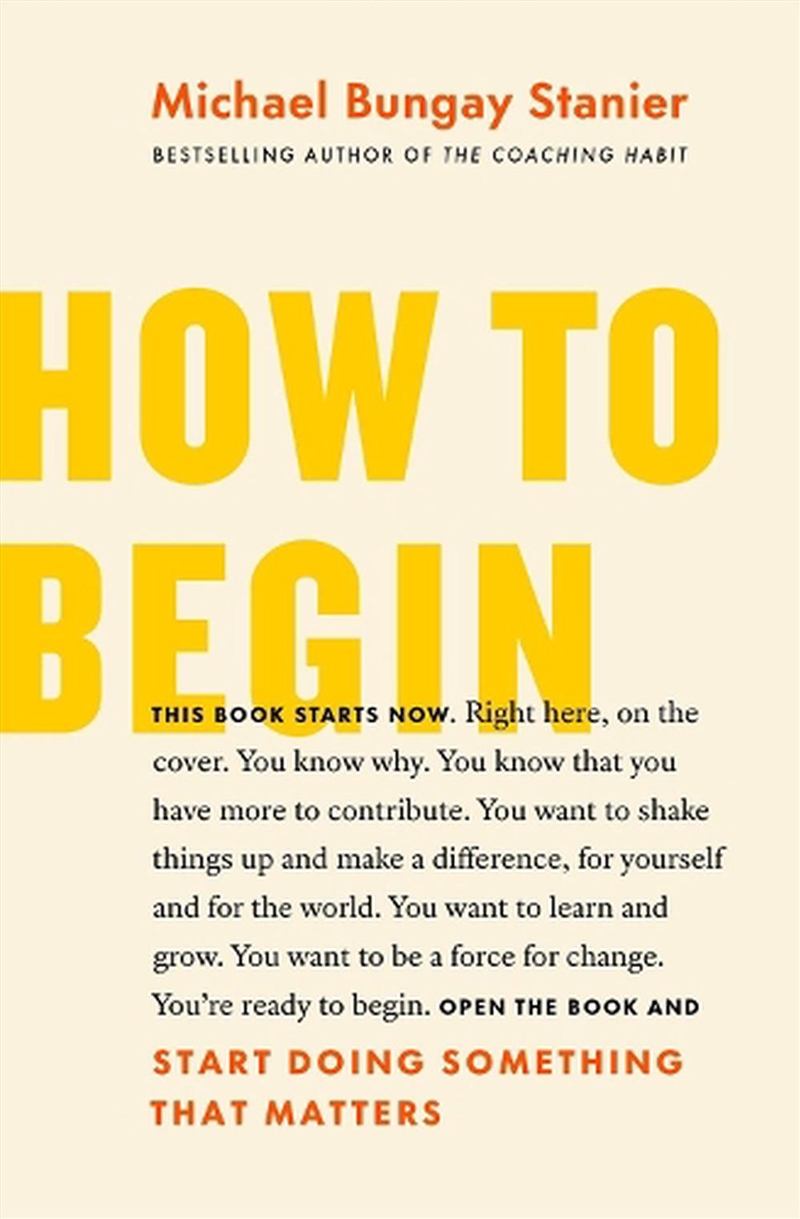 How To Begin/Product Detail/Self Help & Personal Development
