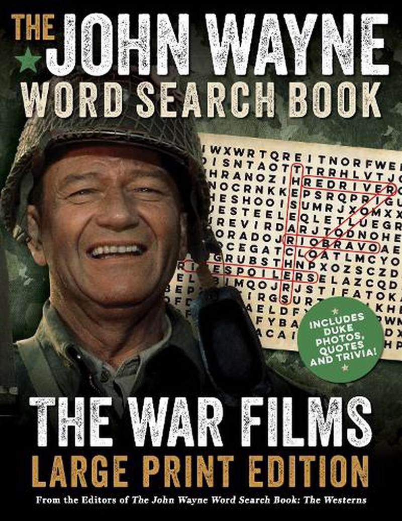 John Wayne Word Search Book -/Product Detail/Adults Activity Books
