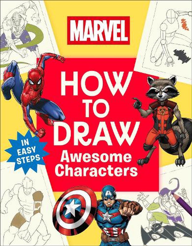 Marvel How To Draw Awesome Characters/Product Detail/Childrens