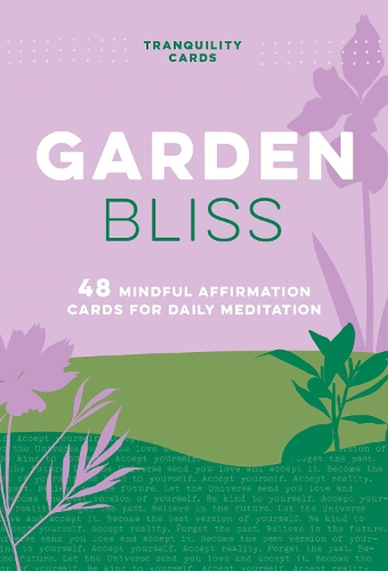 Tranquility Cards: Garden Blis/Product Detail/Self Help & Personal Development