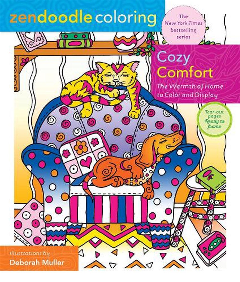 Zendoodle Coloring: Cozy Comfo/Product Detail/Adults Colouring