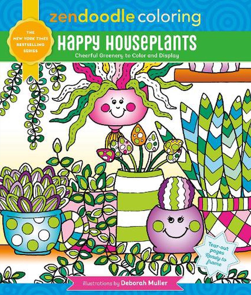 Zendoodle Coloring: Happy Hous/Product Detail/Adults Colouring