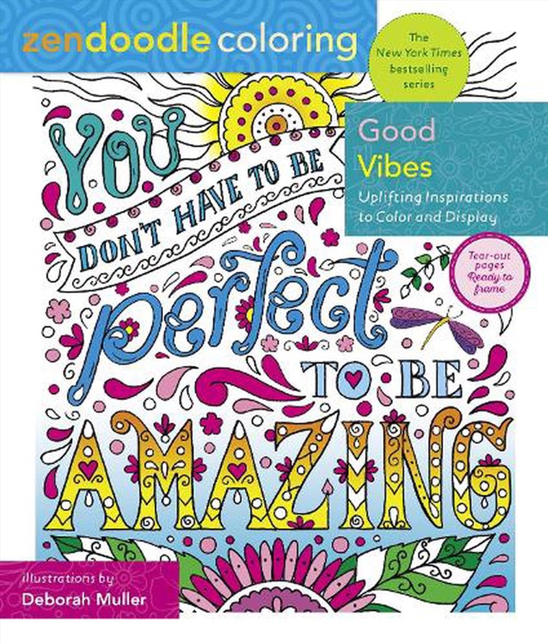 Zendoodle Coloring: Homespun W/Product Detail/Adults Colouring