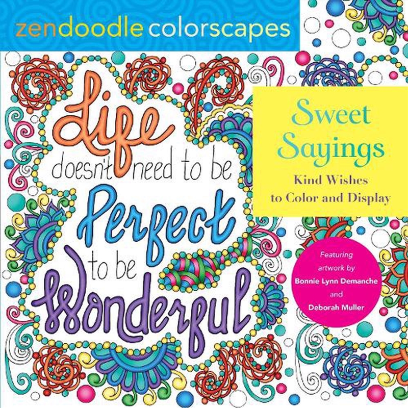 Zendoodle Colorscapes: Sweet S/Product Detail/Adults Colouring