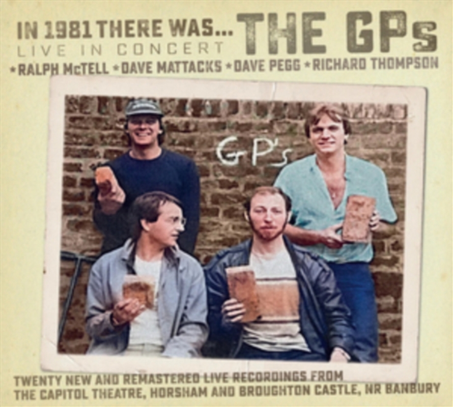 In 1981 There Was... The GPs Live in Concert/Product Detail/Blues