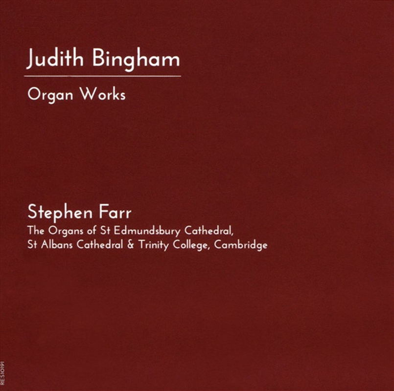 Judith Bingham: Organ Works/Product Detail/Classical