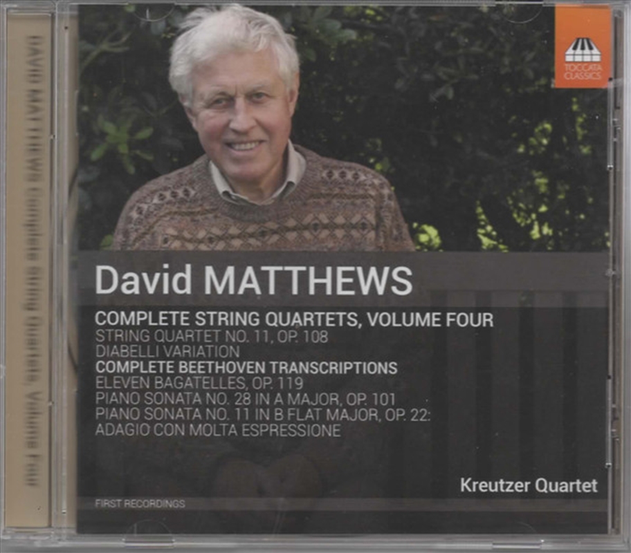 David Matthews: Complete String Quartets 4/Product Detail/Classical