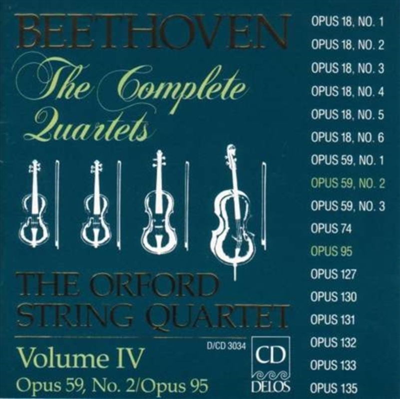 Complete Quartets 4/Product Detail/Classical