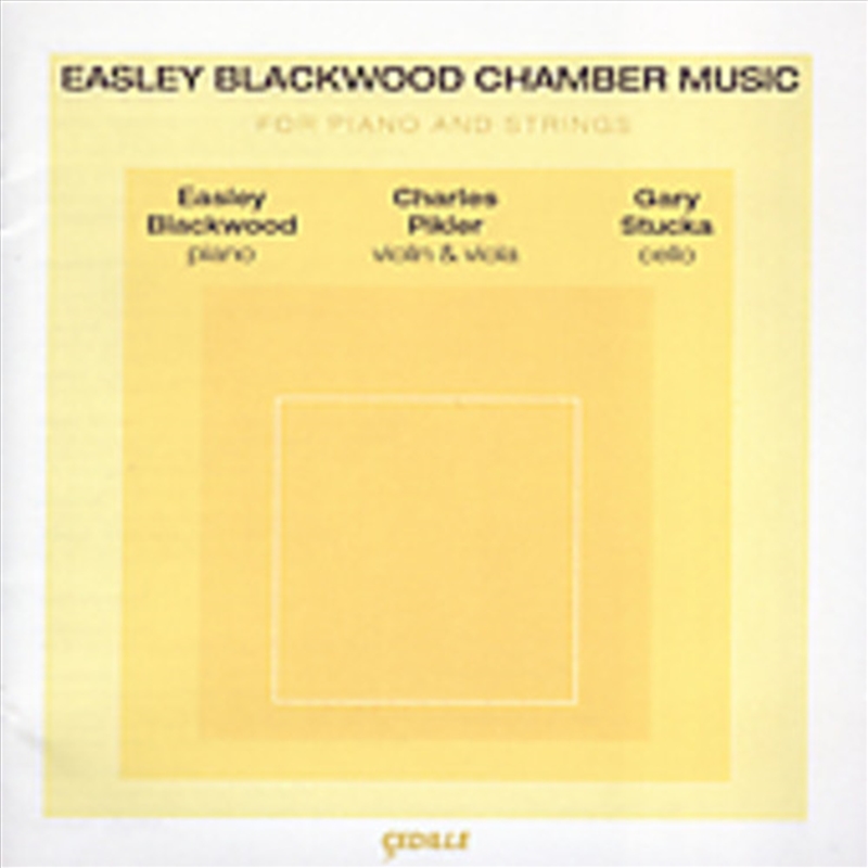 Chamber Music For Piano & Strings/Product Detail/Classical