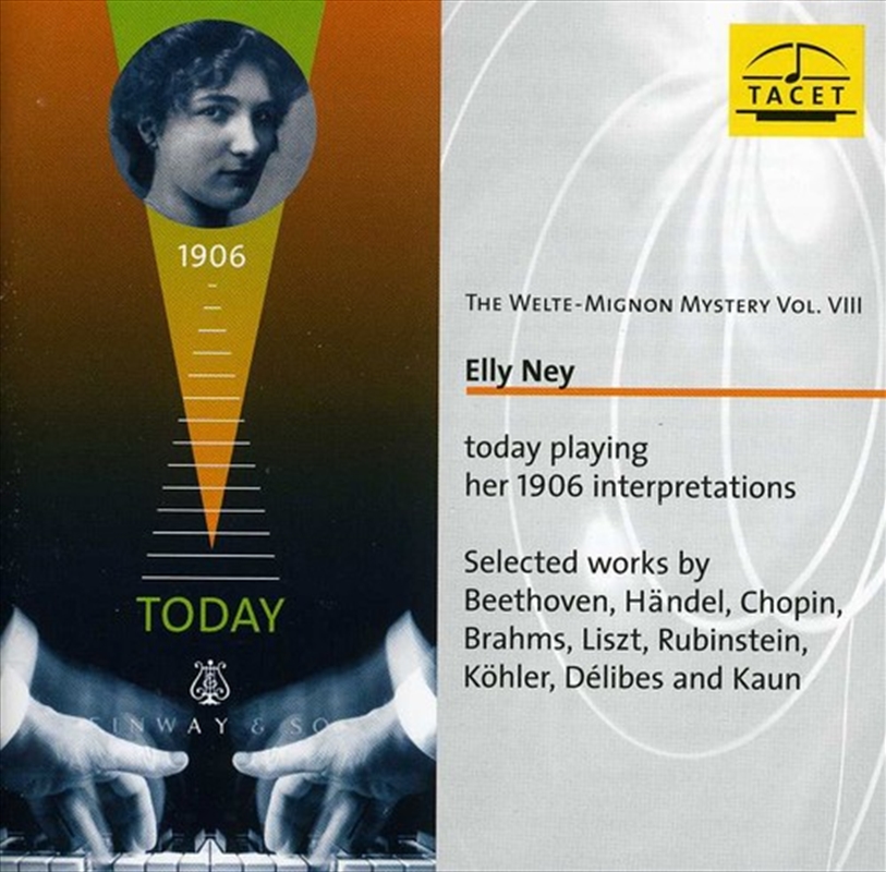 Welte-Mignon Mystery 8: Elly Ney/Product Detail/Classical