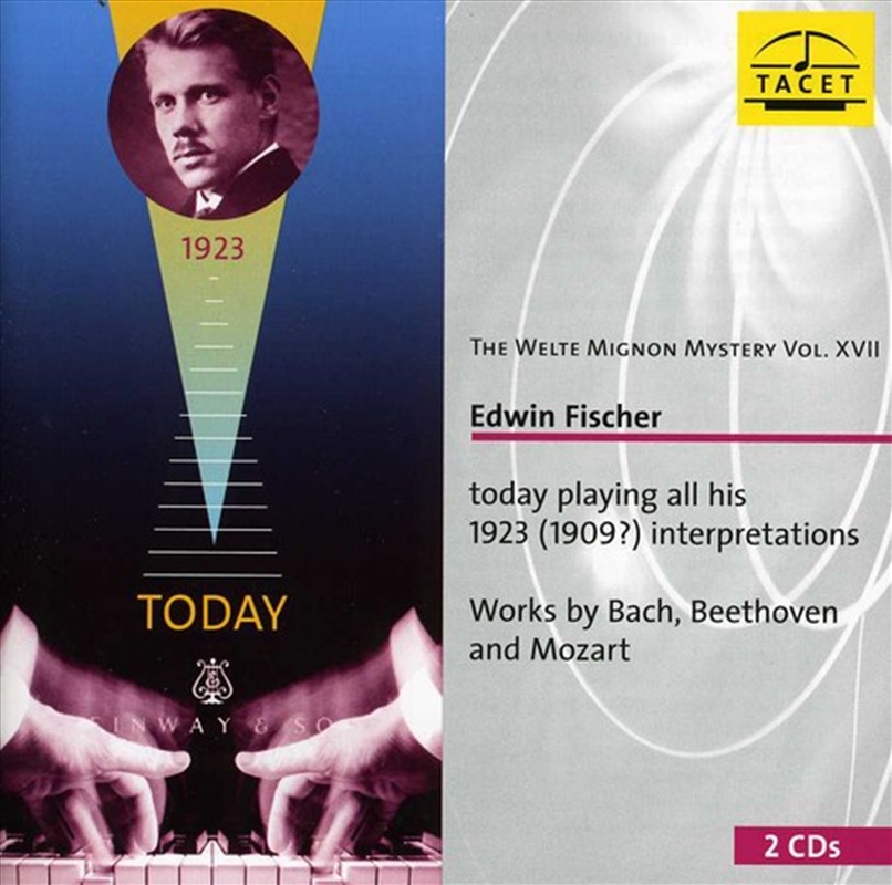 Welte-Mignon Mystery 17: Edwin Fischer/Product Detail/Classical
