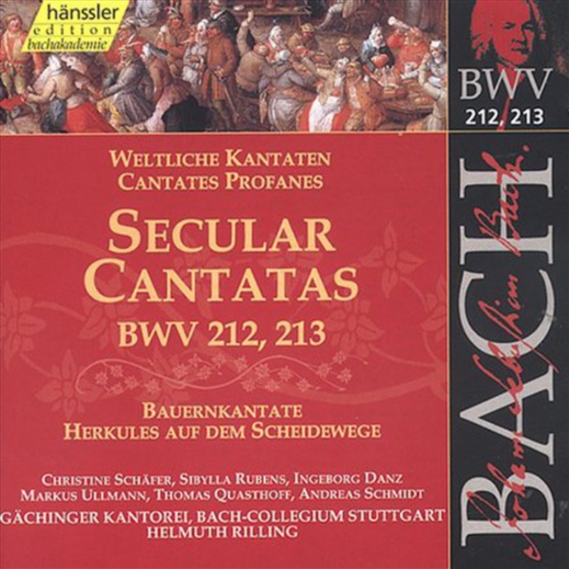 Secular Cantatas Bwv 212-213/Product Detail/Classical