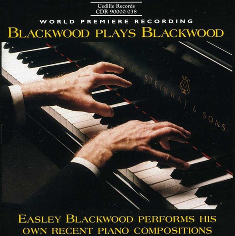 Blackwood Plays Blackwood: Recent Piano Works/Product Detail/Classical