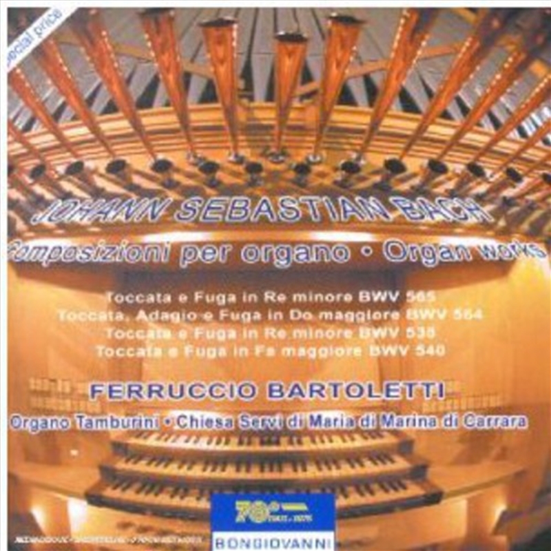 Toccate E Fughe Bwv 565 564 538 540/Product Detail/Classical