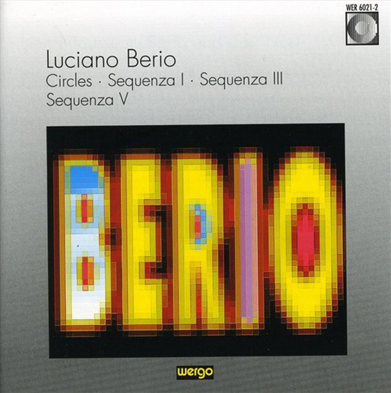 Circles / Sequenza 1,3 & 4/Product Detail/Classical