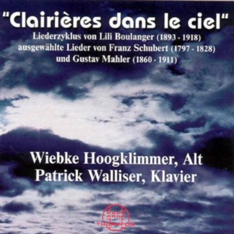 Clairieres Dans Le Ciel/Product Detail/Classical