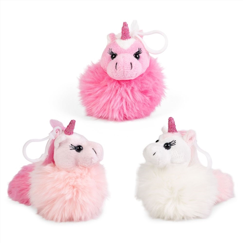 Clips Pom Pom Unicorn 14cm (SENT AT RANDOM)/Product Detail/Keyrings