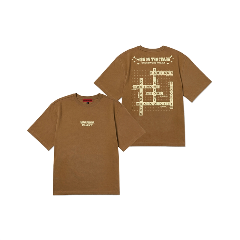 [2ND PRE-ORDER] Bts J-Hope - Hope On The Stage Official Md Tour T-Shirt (Brown) XL/Product Detail/KPOP Merch
