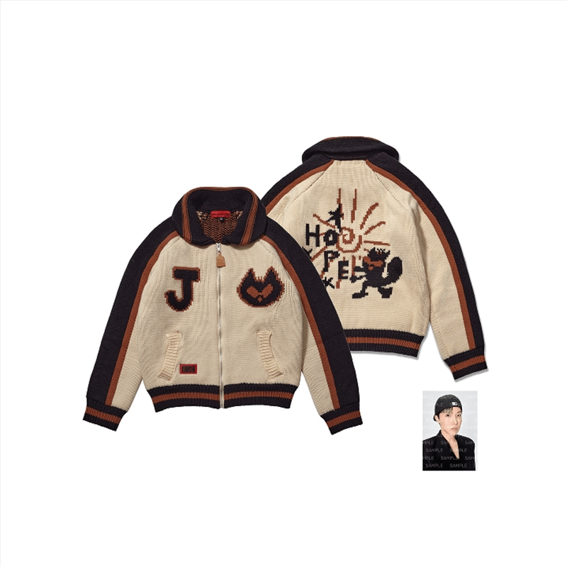 Bts J-Hope - Hope On The Stage Official Md Cowichan Cardigan (Beige)/Product Detail/KPOP Merch
