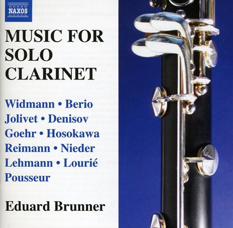 Works For Solo Clarinet/Product Detail/Classical