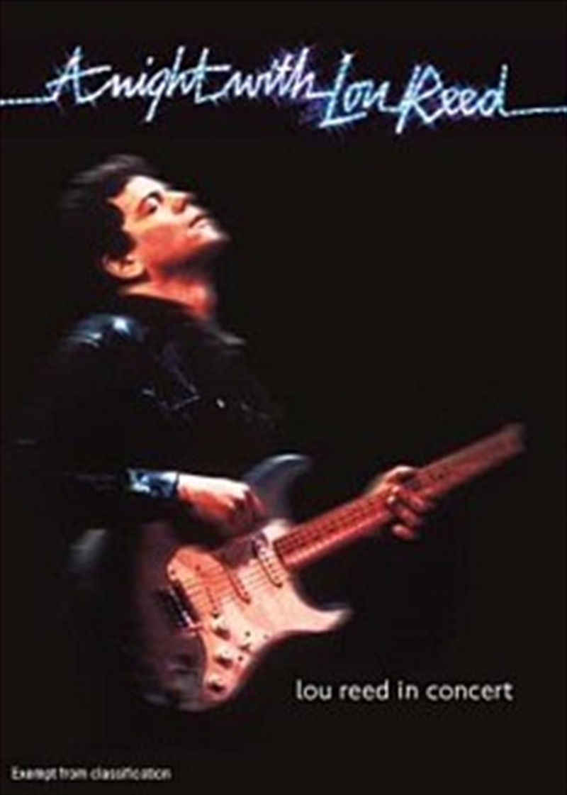 A Night With Lou Reed/Product Detail/Visual