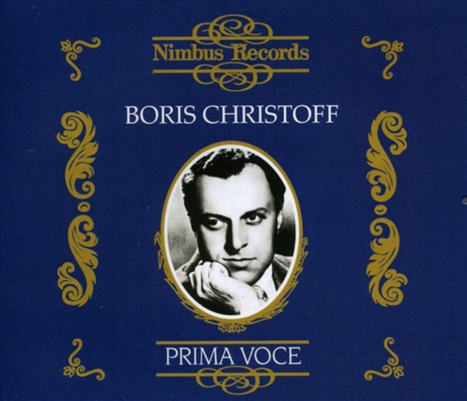 Boris Christoff: Prima Voce/Product Detail/Classical