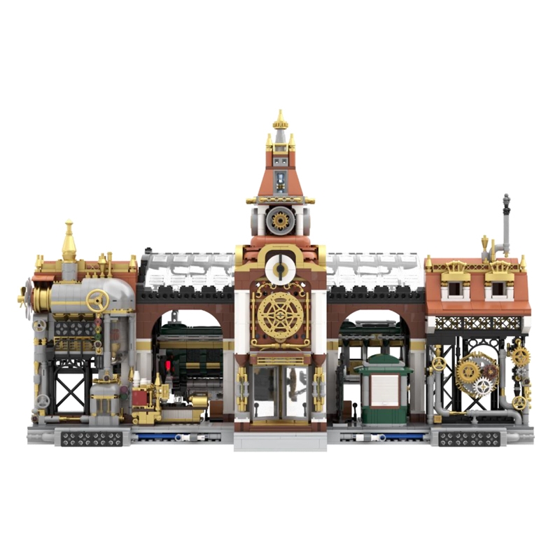 Joyride Series - Steampunk Train Station (2788 Pcs)/Product Detail/Figurines